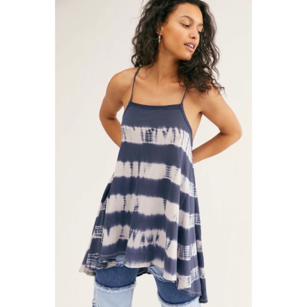 Free People We the Free Seashell Tie Dye Tunic Dress Medium